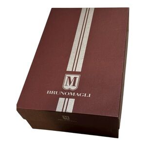 Bruno Magli Designer Shoe Box | Burgundy Storage Box | 8x12x4.5”